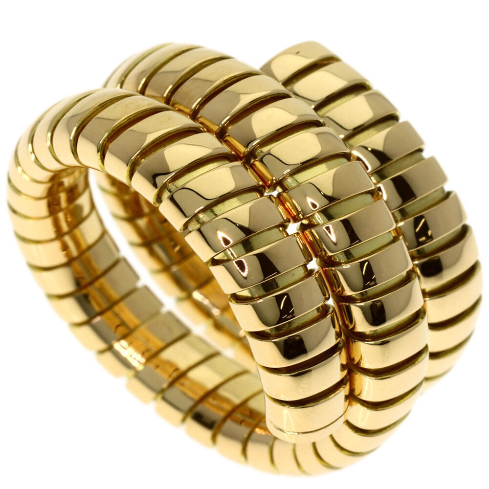 Bvlgari Bulgari Tubogas Ring, 18K Yellow Gold, Women's